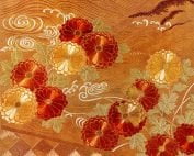 PF0774-061 Chrysanthemums and Woven Fence -0