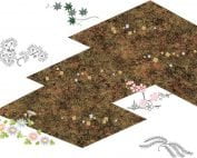 NESR13-08 Scattering Small Flower Branches-0