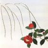 P15-26 Rimpa - Camellia with Willow-2493