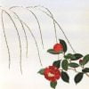 P15-26 Rimpa - Camellia with Willow-0