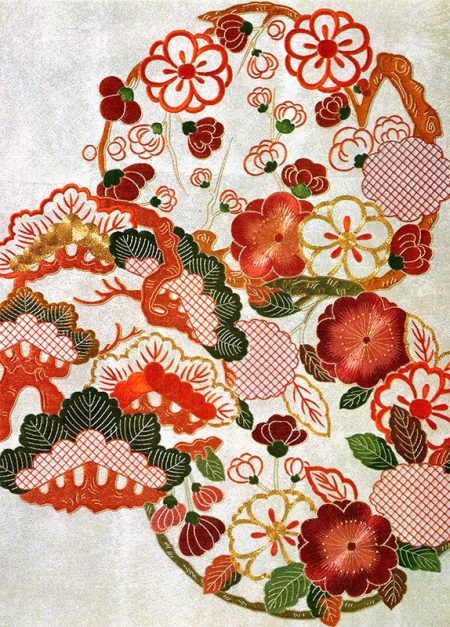 PF1276-111 Plum, Pine and Cherry Flower Circles-0