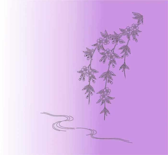 P15-09 Weeping Cherry Blossom - Image 2