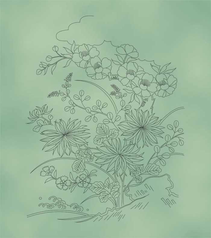 PF0674-056 Grasses and Flowers - Image 3