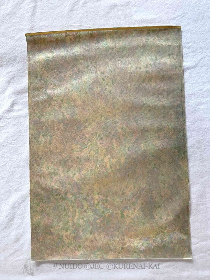 AC22-2 Nishijin Special gold Hue of flower Fabric Only