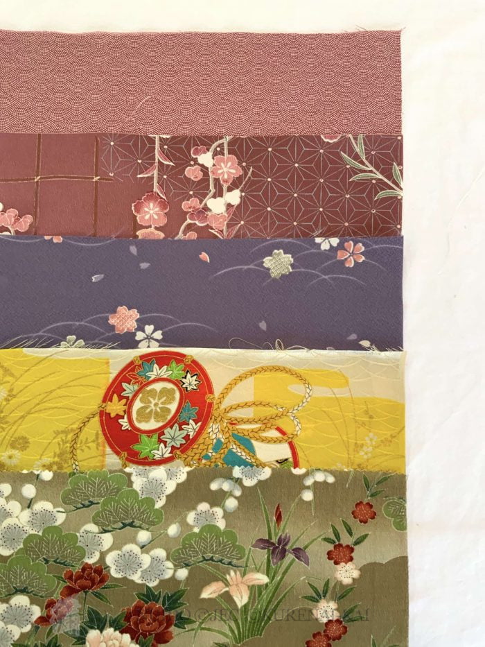 AC22-2 Kimono dyed w/colorful motifs