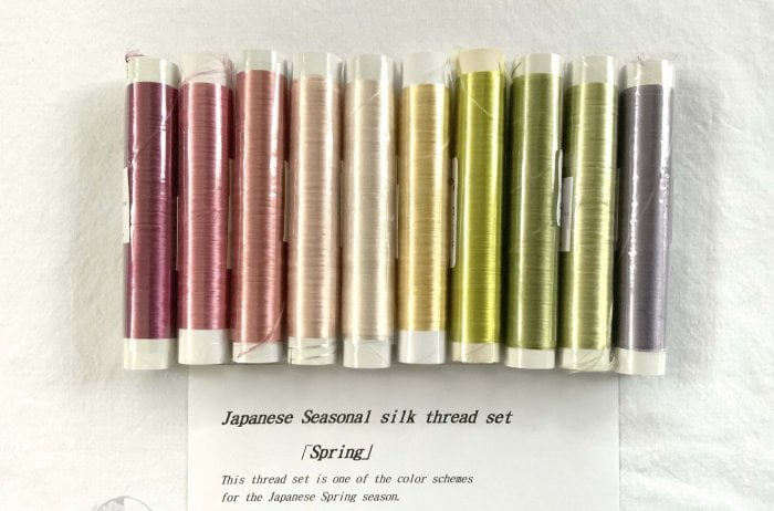 AC22-2 Japanese Seasonal silk thread set - Spring