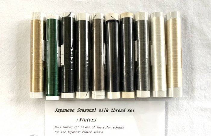 AC22-2 Japanese Seasonal silk thread set - Winter