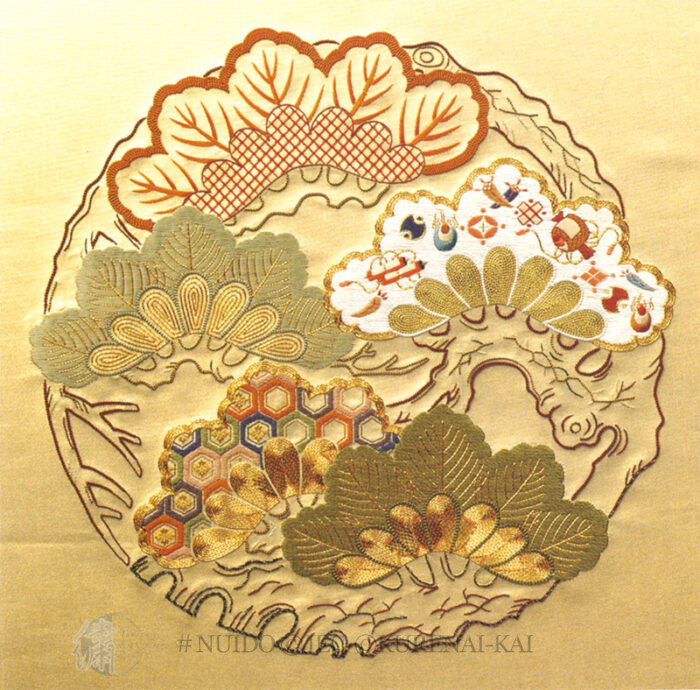 SBIV90-059T Flower Circles - Pine Tree