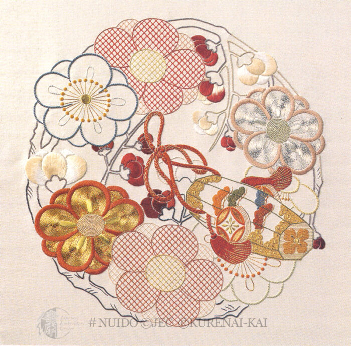SBIV90-060B Flower Circles - Plum