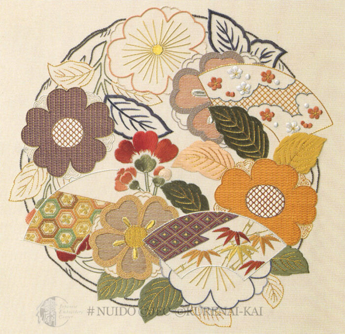 SBIV90-062B Flower Circles - Cherry