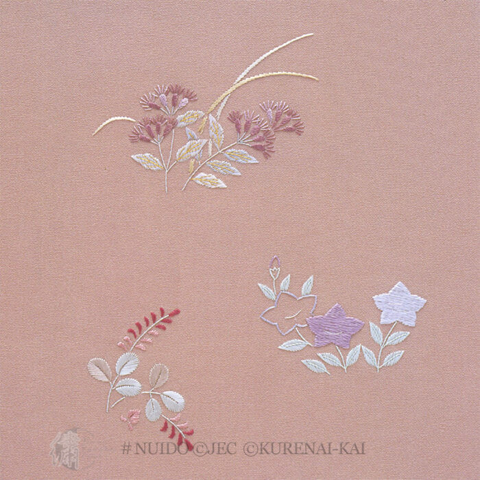 TXJBN05-14 Autumn grass (Bush clover, bell flower & Eupatorium)
