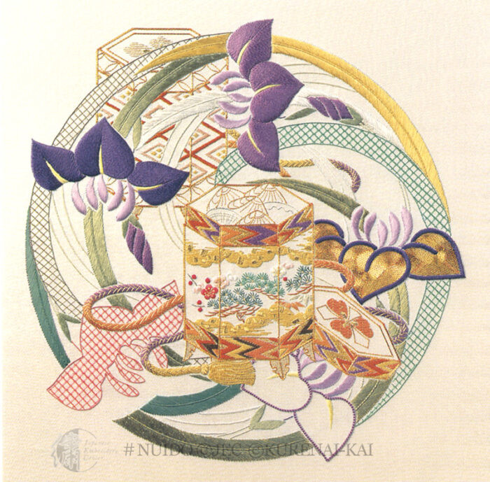 SBIV90-061T Flower Circles - Iris