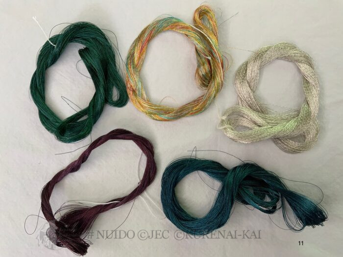 Auction11 -  #1 Metallic Package of 5 colors: Teal, Twisted Silver, Dark Purple-Blue, Shell Gold