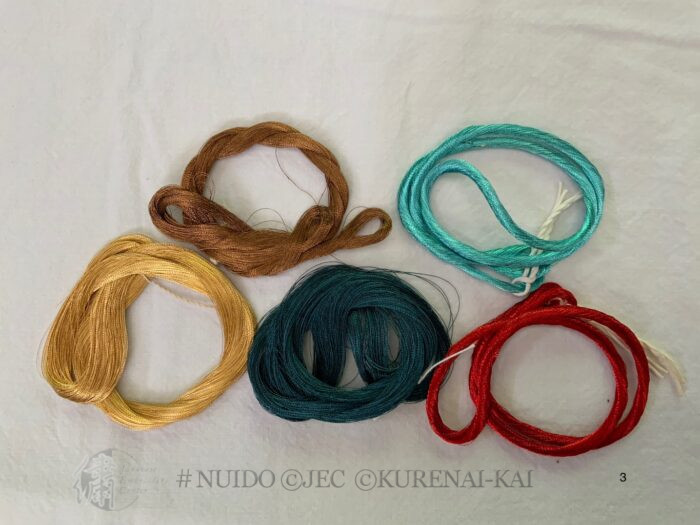 Auction03 -  #1 Metallic Package of 5 colors: Lt Gold, Teal, Dk Red, Gold walnut, Turquoise
