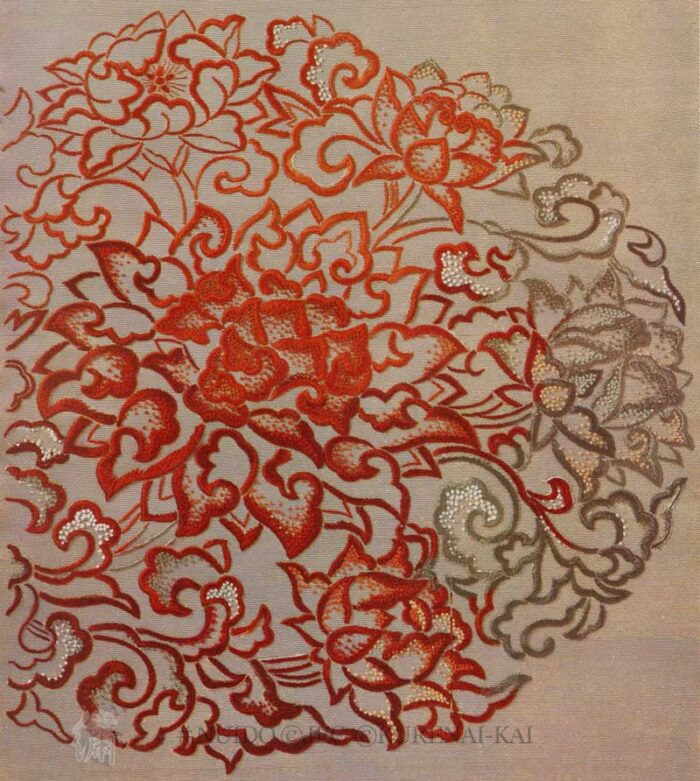 PF1676-155 Peony Arabesque Circle