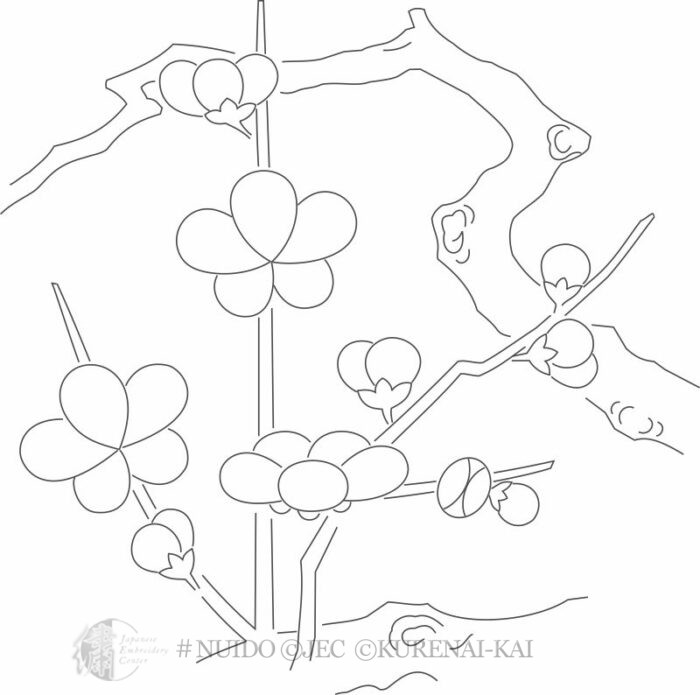 M121 Silver Plum Blossom