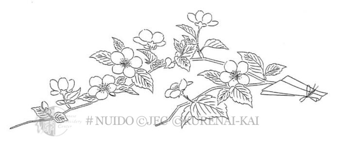 P03-07 A Flower Branch of Wild Rose