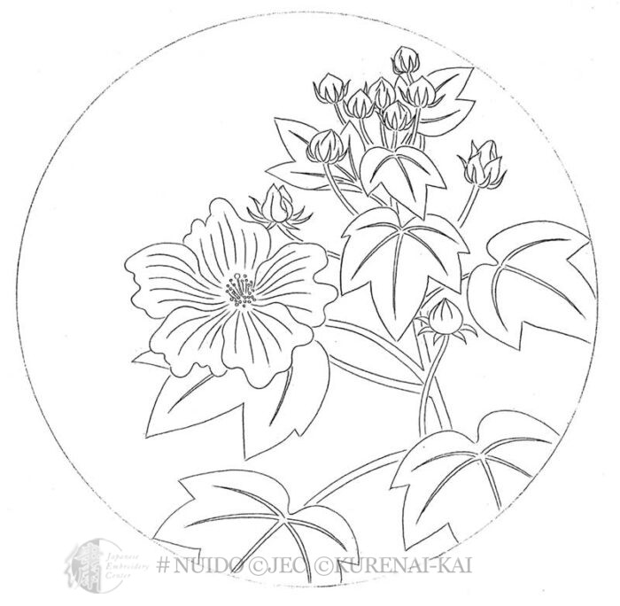 P03-10 Large Hibiscus Circle