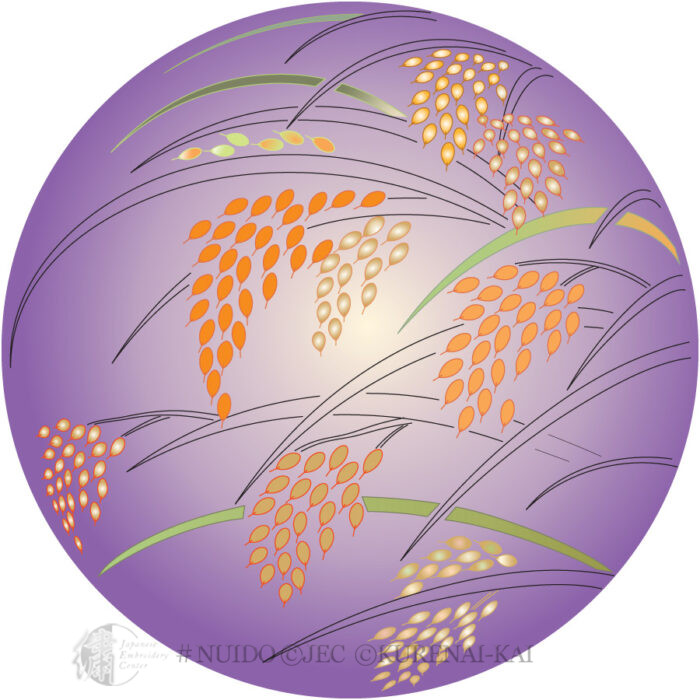 NEFL21-08 Heart like Ears of Rice